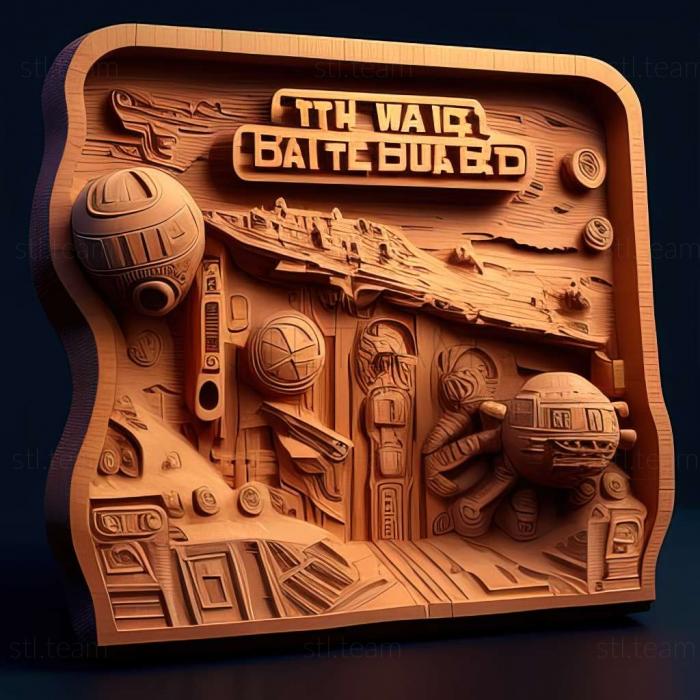 3D model Star Wars Galactic Battlegrounds game (STL)